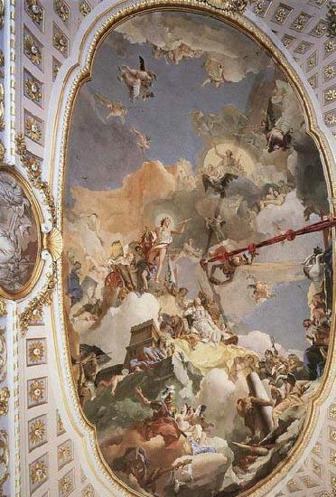 TIEPOLO, Giovanni Domenico The Apotheosis of the Spanish Monarchy oil painting image